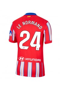 Atletico Madrid Robin Le Normand #24 Fotballdrakt Hjemme Klær 2024-25 Korte ermer